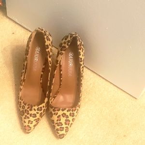 Animal print shoes